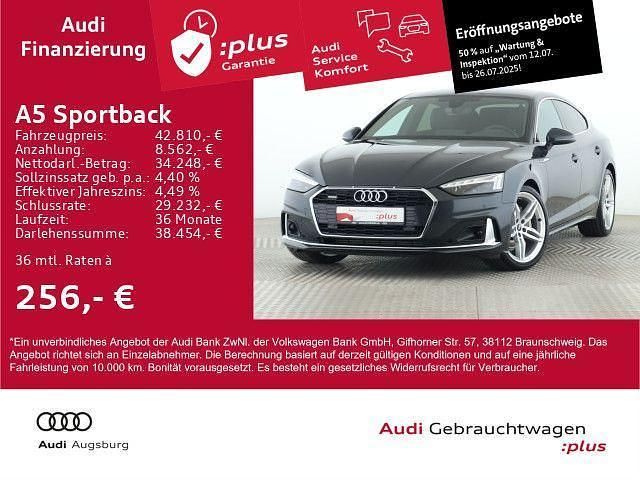 Manhattangrau metallic Gebraucht 2024 Audi A5 Sportback Advanced Plus Limousine | 42.810 € (Etwas zu teuer) - Bild 1/4