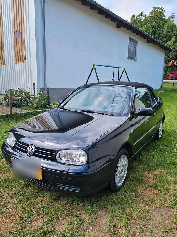 Schwarz Gebraucht 1999 VW Golf Cabriolet Karmann Cabrio | 4.999 € (Teuer) - Bild 1/4