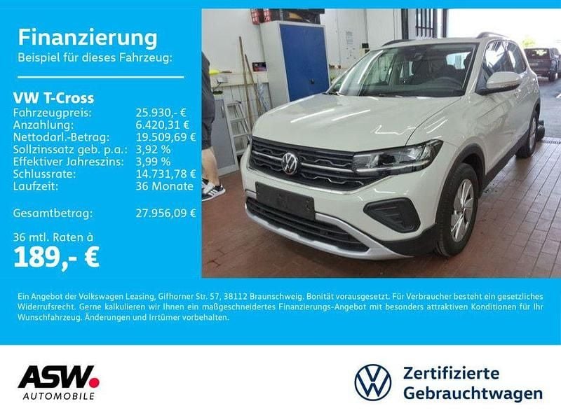 Ascotgrau Gebraucht 2025 VW T-Cross Life SUV | 25.930 € (Fairer Preis) - Bild 1/2