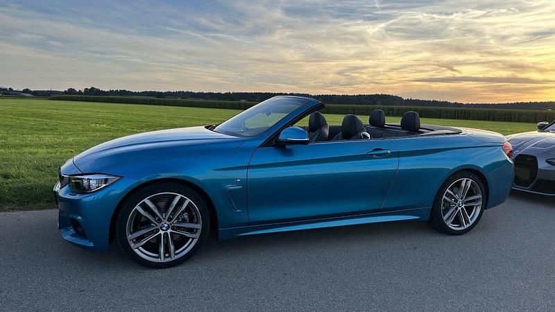 Blau Gebraucht 2018 BMW 430 Cabriolet M Sport Cabrio | 34.000 € (Fairer Preis) - Bild 1/4