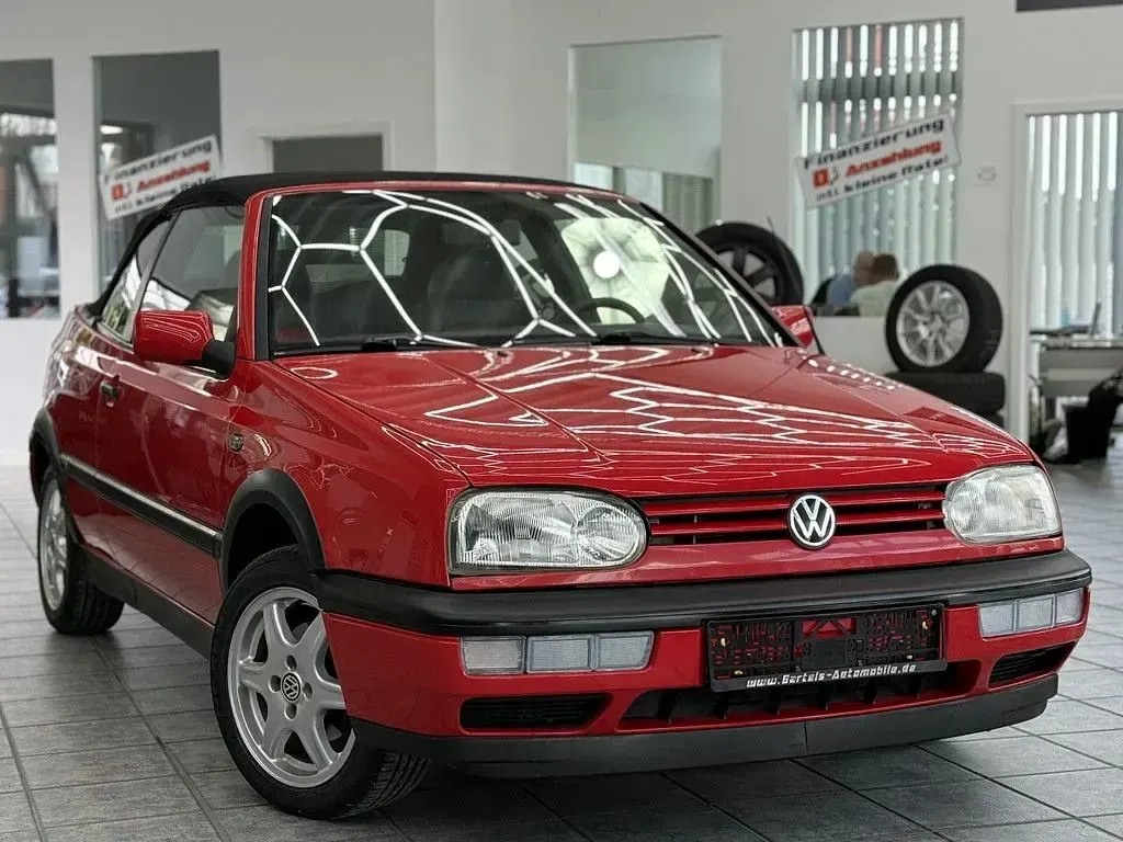 Gebraucht VW Golf Cabriolet Conceptline 75 PS (55 kW) 1995 Flashrot Cabrio