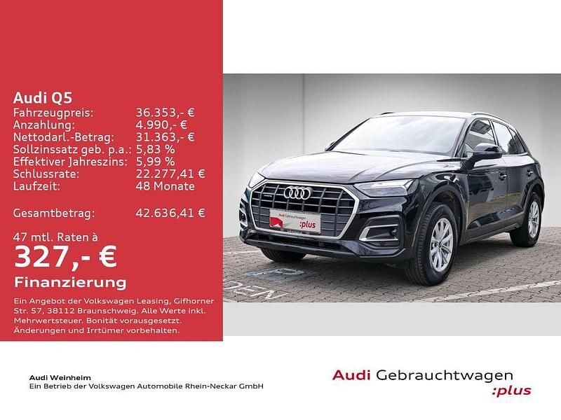 Gebraucht Audi Q5 Basis 204 PS (150 kW) 2024 Brillantschwarz SUV