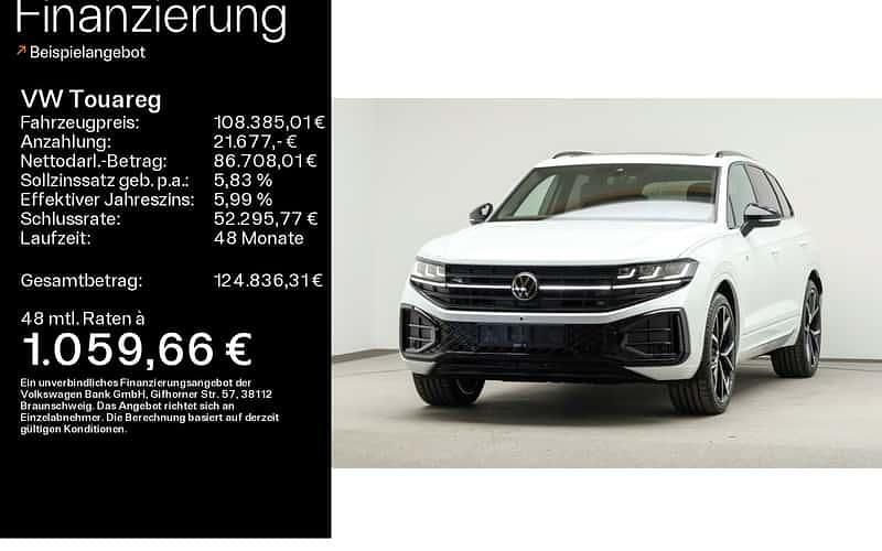 Weiß Neu 2025 VW Touareg R-line SUV | 108.385 € - Bild 1/4