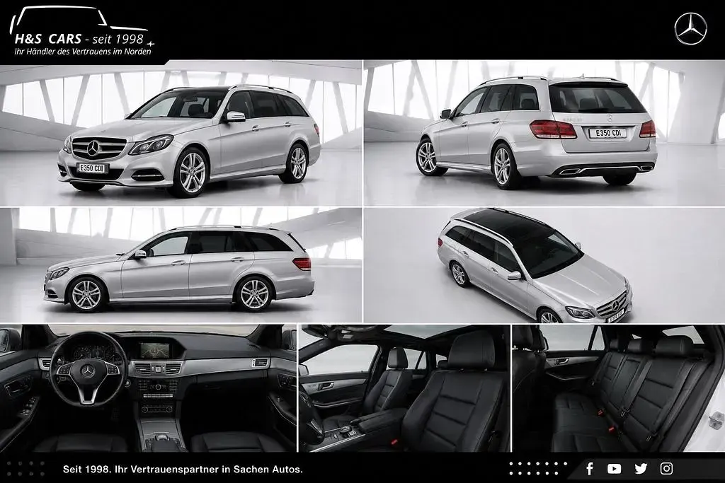 Gebraucht Mercedes E350 258 PS (189 kW) 2016 Silber Kombi