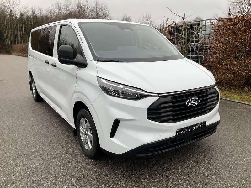 Frozen white Neu 2024 Ford Transit Custom Trend Kombi | 51.595 € (Etwas zu teuer) - Bild 1/4