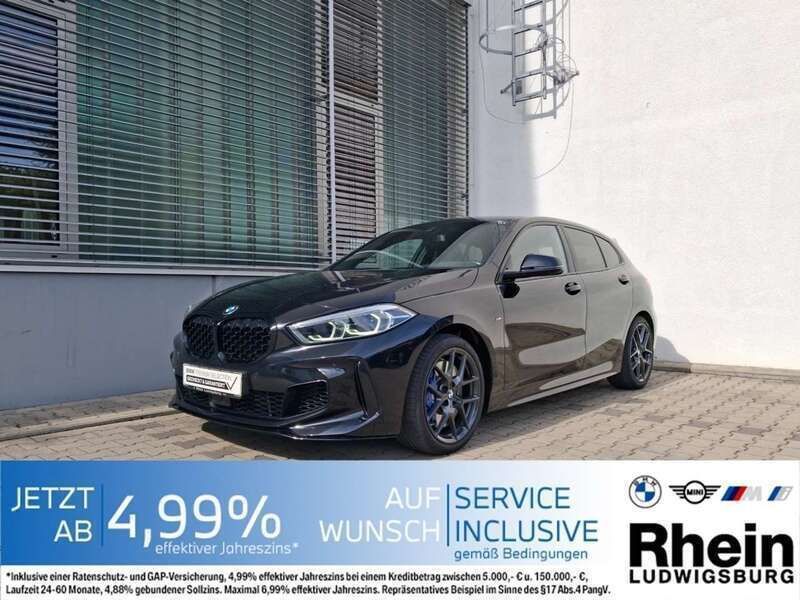 Black sapphire metallic Gebraucht 2021 BMW 135 Kleinwagen | 34.190 € (Guter Preis) - Bild 1/4
