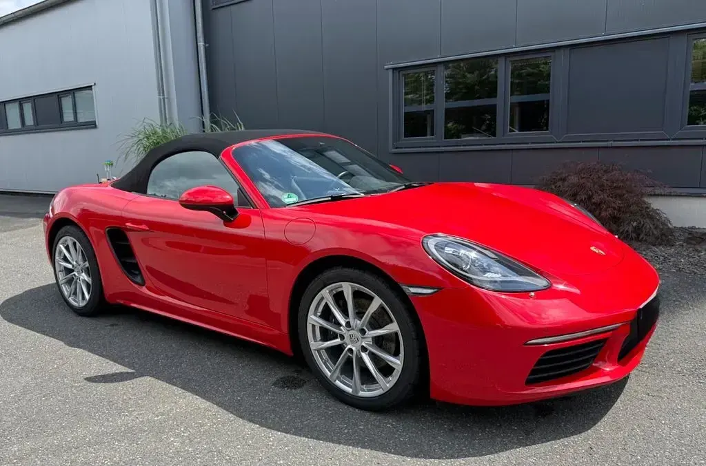 Gebraucht Porsche 718 Boxster 299 PS (219 kW) 2017 Rot Cabrio