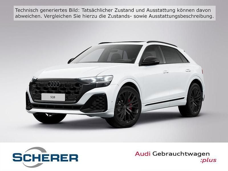 Gletscherweiß metallic (metallic) Gebraucht 2025 Audi SQ8 Advanced Plus SUV | 102.500 € (Guter Preis) - Bild 1/4