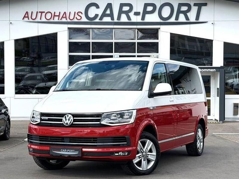 Second-hand VW Multivan 199 CP (146 kW) 2019 Roșu Monovolum