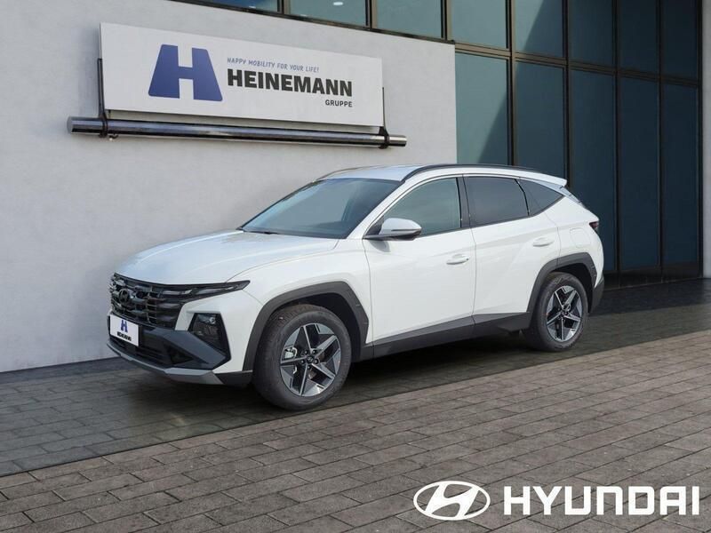 Atlas white / sol Neu 2025 Hyundai Tucson Trend SUV | 33.990 € (Superpreis) - Bild 1/4