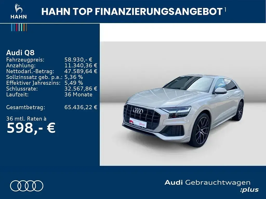 Gebraucht Audi Q8 Ambiente 286 PS (210 kW) 2023 Vikunjabeige metallic SUV