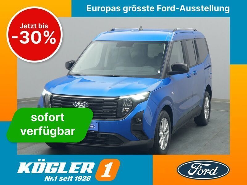 Agate black Neu 2024 Ford Tourneo Courier Titanium Van / Kleinbus | 27.740 € (Fairer Preis) - Bild 1/4