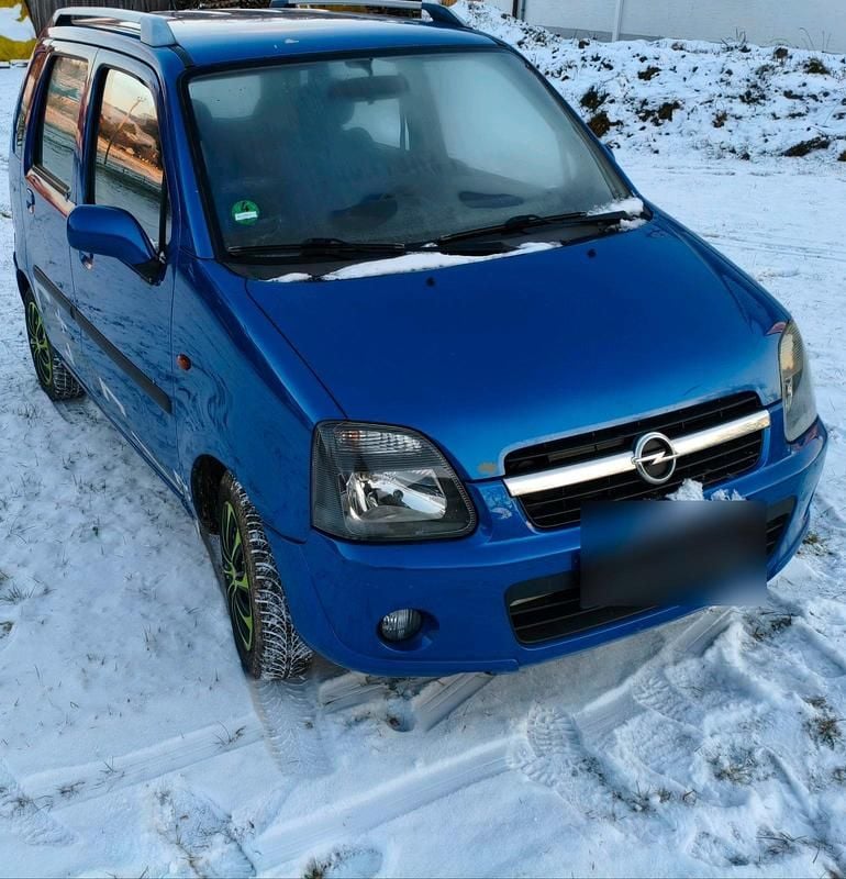 Gebraucht Opel Agila 75 PS (55 kW) 2005 Blau Van / Kleinbus