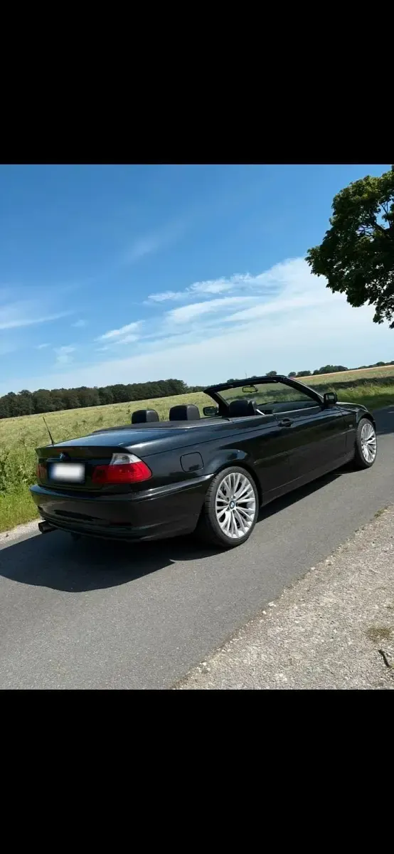 Gebraucht BMW 325 Cabriolet 192 PS (141 kW) 2000 Schwarz Cabrio