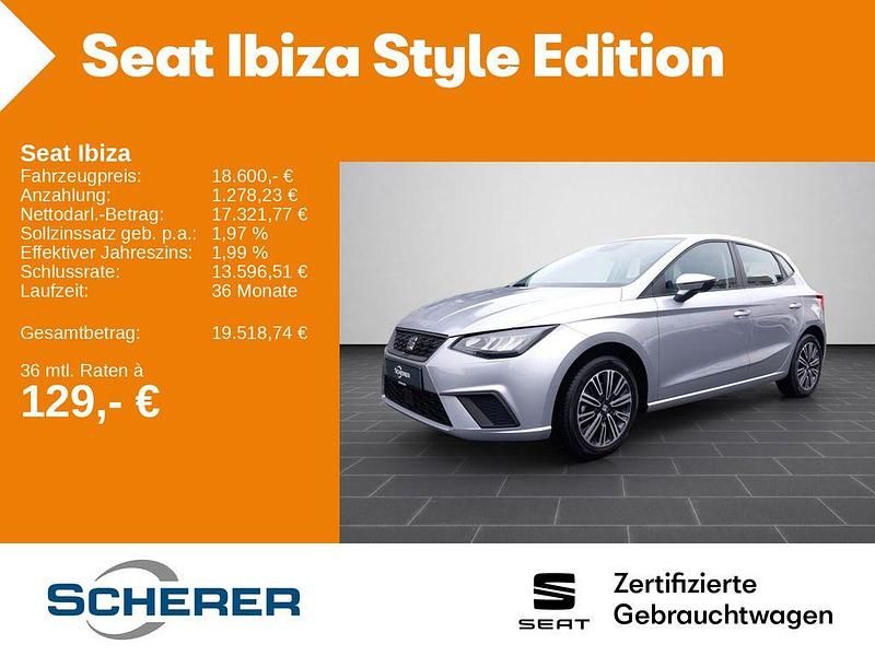 Gebraucht Seat Ibiza Style 116 PS (85 kW) 2024 Urban silber metallic Kleinwagen