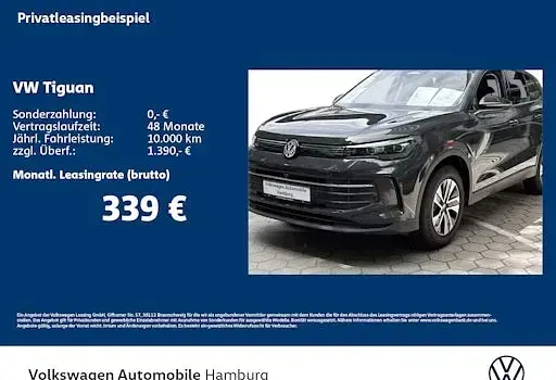Neu VW Tiguan Life 150 PS (110 kW) 2026 Grau SUV