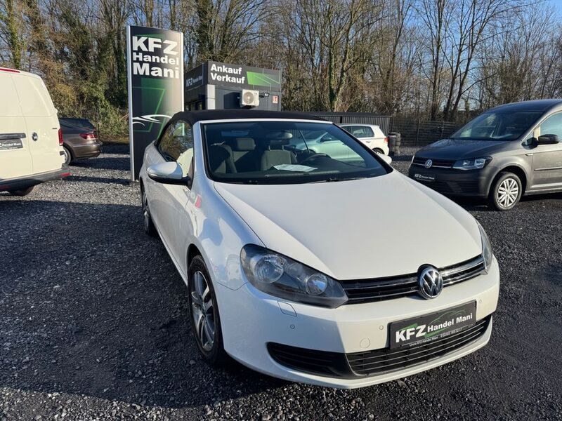 Weiß Gebraucht 2013 VW Golf Cabriolet Basis Cabrio | 9.490 € (Fairer Preis) - Bild 1/4