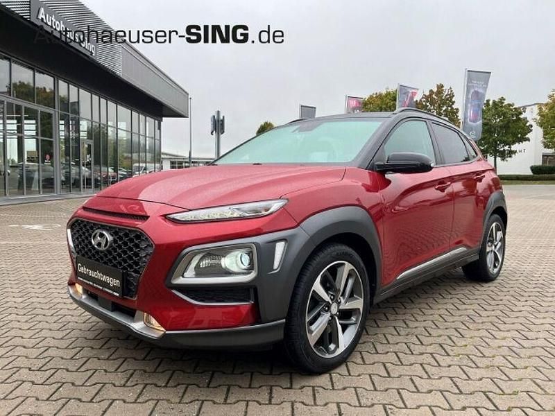 Rot Gebraucht 2020 Hyundai Kona Comfort SUV | 18.390 € (Fairer Preis) - Bild 1/4