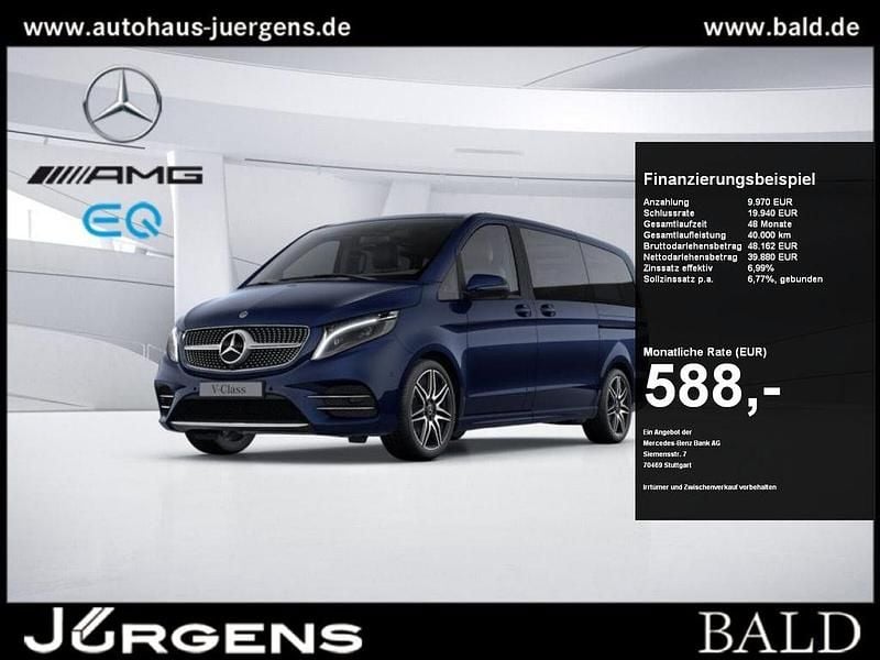 Gebraucht Mercedes V300 AMG 237 PS (174 kW) 2021 Cavansitblau metallic Van / Kleinbus