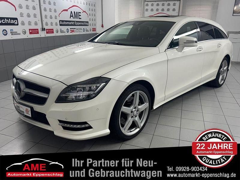 Gebraucht Mercedes CLS350 Shooting Brake AMG line 265 PS (194 kW) 2014 Diamantweiss (metallic) Kombi