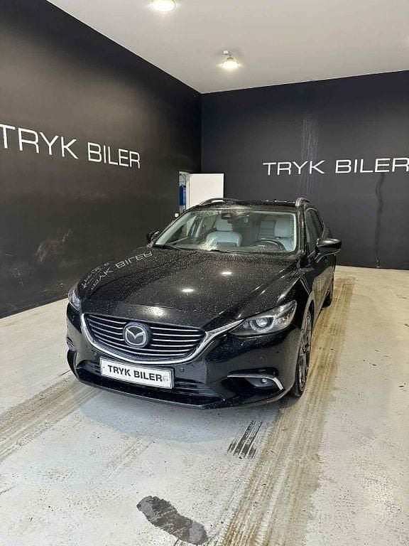 Schwarz Gebraucht 2017 Mazda 6 Sports-Line Kombi | 7.000 € (Teuer) - Bild 1/4