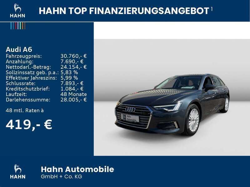 Gebraucht Audi A6 Design 204 PS (150 kW) 2022 Manhattangrau metallic Kombi