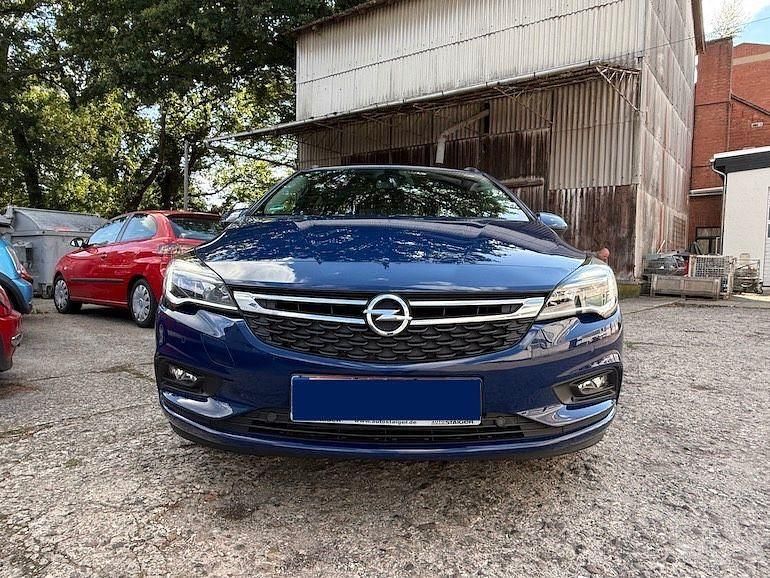 Blau Gebraucht 2018 Opel Astra Edition Kombi | 8.800 € (Guter Preis) - Bild 1/4