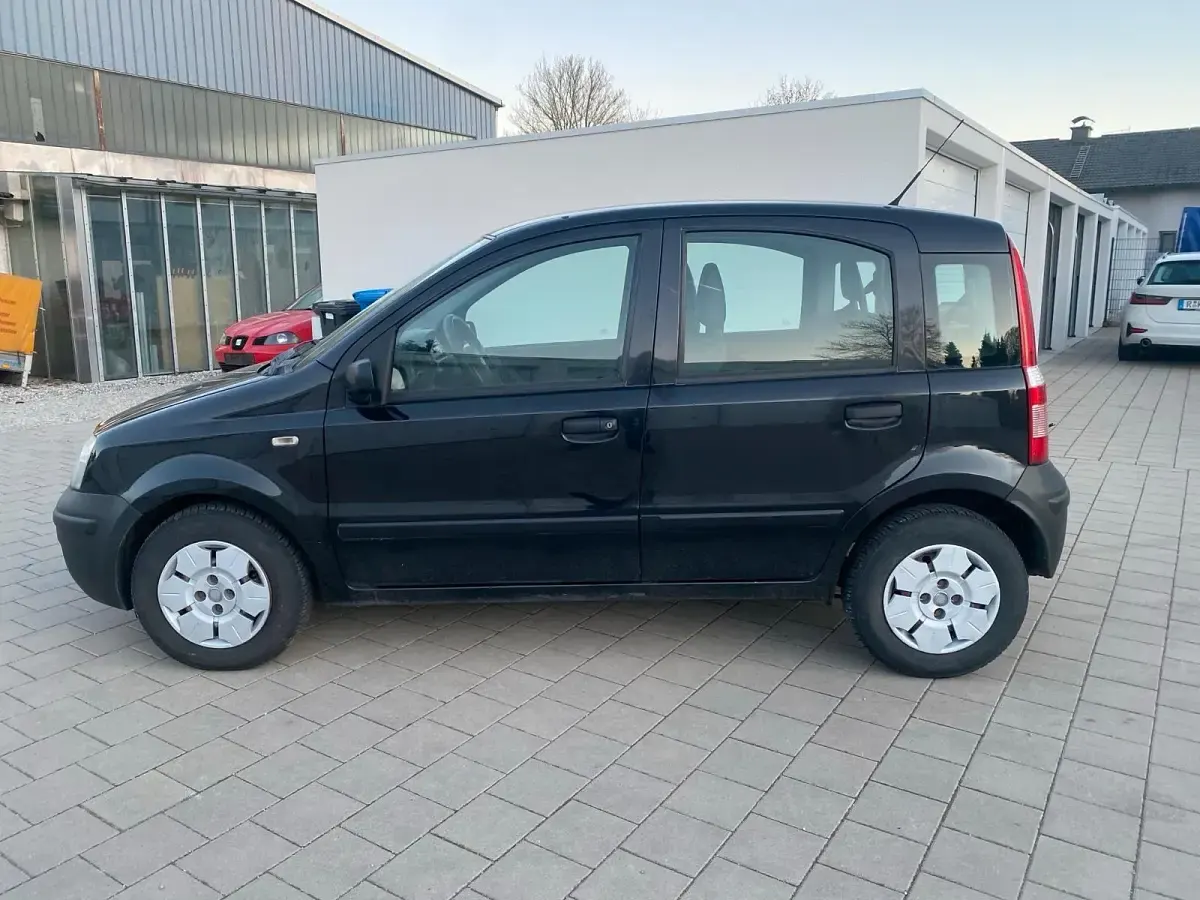 Gebraucht Fiat Panda 2009 Schwarz Kleinwagen