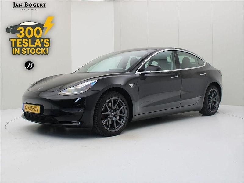 Schwarz Gebraucht 2019 Tesla Model 3 Long Range AWD Limousine | 21.400 € (Fairer Preis) - Bild 1/4