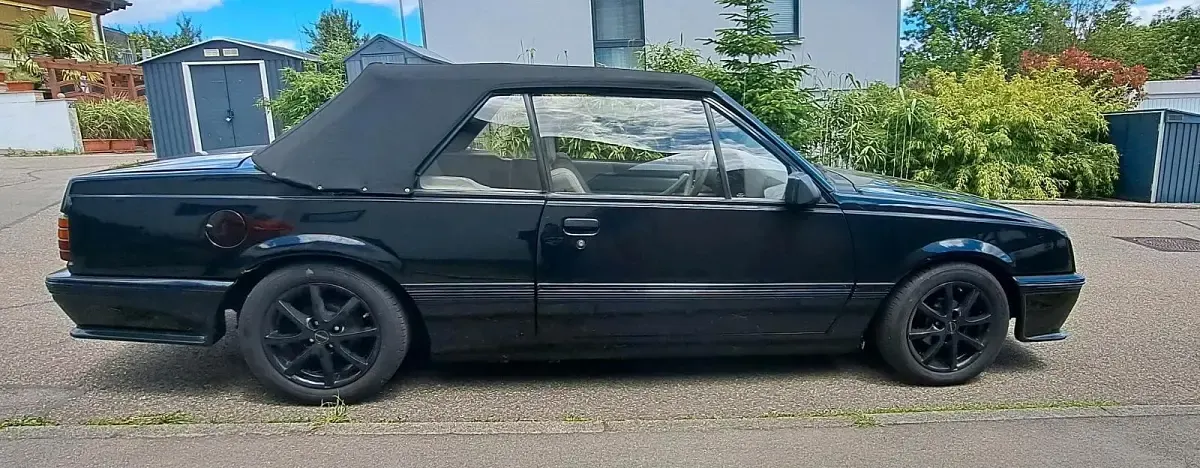 Gebraucht Opel Ascona 116 PS (85 kW) 1986 Schwarz Cabrio