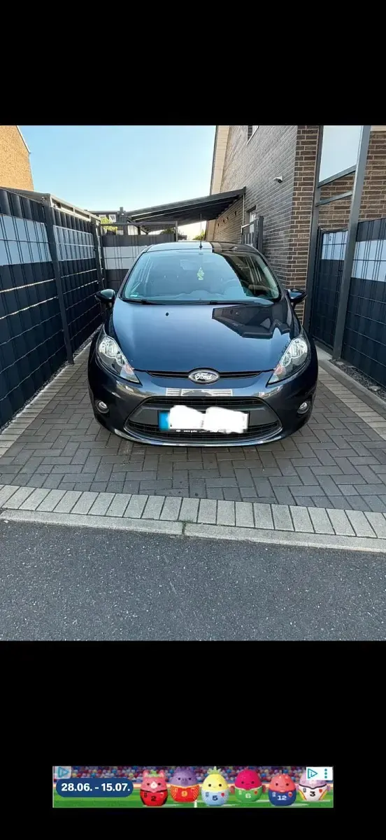 Gebraucht Ford Fiesta 82 PS (60 kW) 2010 Grau Kleinwagen