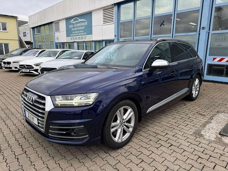 Navarrablau metallic Gebraucht 2018 Audi SQ7 SUV | 47.990 € (Fairer Preis) - Bild 1/4
