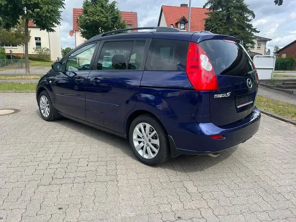 Gebraucht Mazda 5 Exclusive 116 PS (85 kW) 2005 Blau Van / Kleinbus