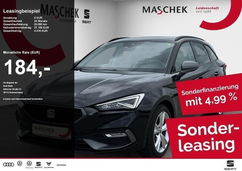 Midnight schwarz metallic Gebraucht 2024 Seat Leon ST FR Kombi | 27.440 € (Fairer Preis) - Bild 1/4