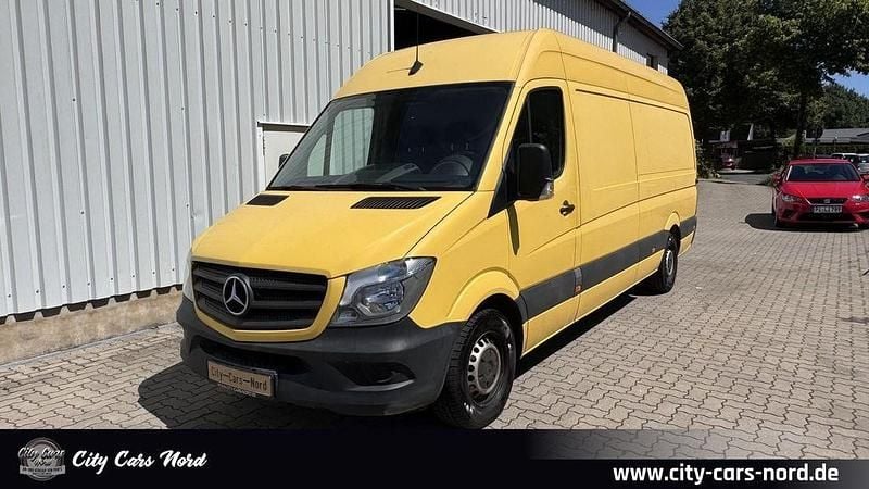 Gelb Gebraucht 2018 Mercedes Sprinter Van | 17.999 € (Superpreis) - Bild 1/4