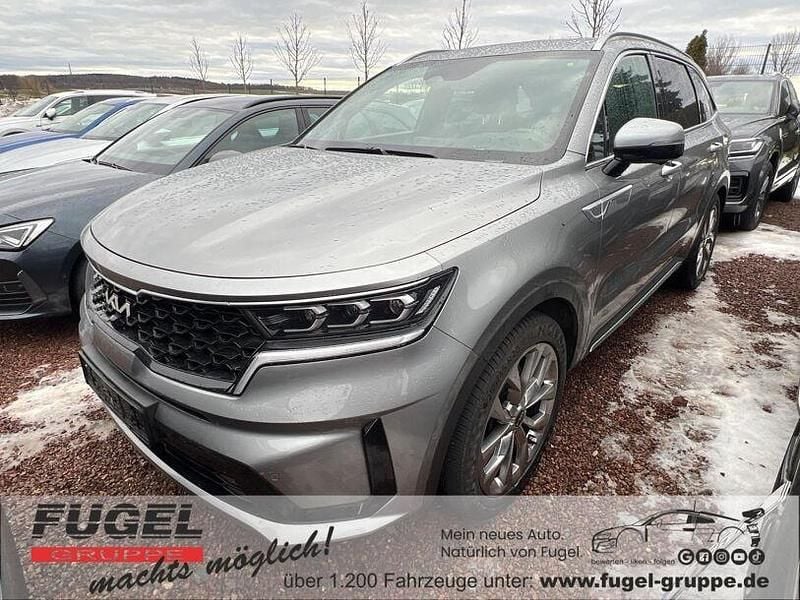 (klg) stahlgrau met. Gebraucht 2022 Kia Sorento Platinum SUV | 38.999 € (Guter Preis) - Bild 1/4