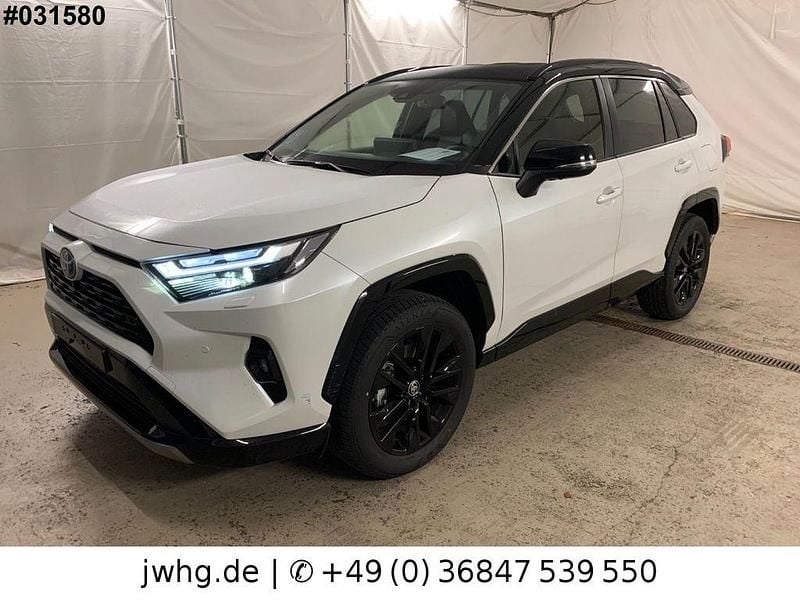 Pearl white (089)/ attitude bl Gebraucht 2025 Toyota RAV4 Hybrid Style SUV | 38.750 € (Superpreis) - Bild 1/4