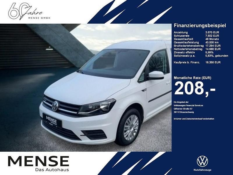 Candyweiß Gebraucht 2020 VW Caddy Trendline Van / Kleinbus | 17.860 € (Etwas zu teuer) - Bild 1/4