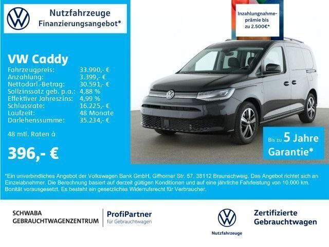 Deep black perleffekt Gebraucht 2024 VW Caddy Dark Label Van / Kleinbus | 33.990 € (Etwas zu teuer) - Bild 1/4