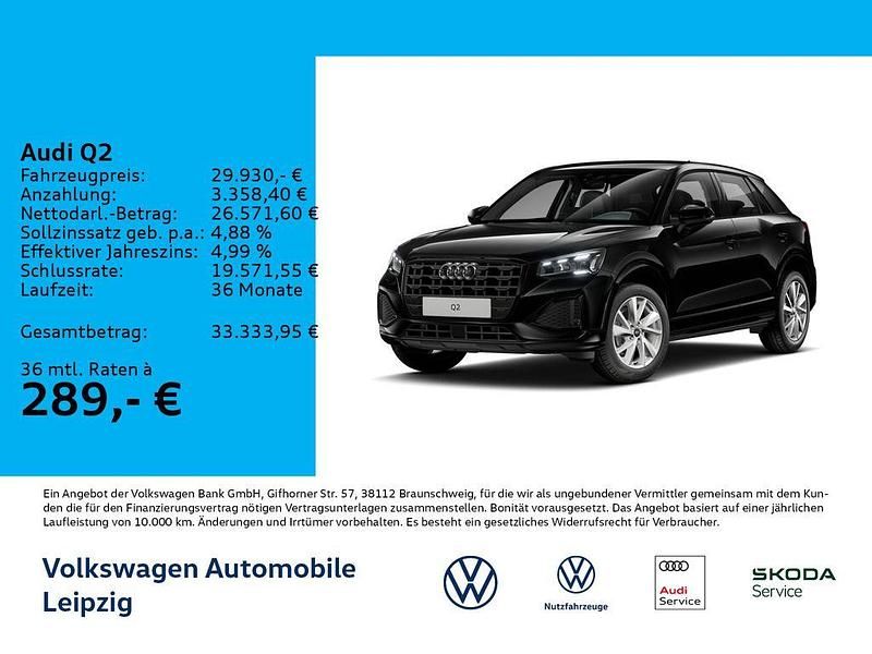 Gebraucht Audi Q2 Advanced Plus 150 PS (110 kW) 2025 Schwarz SUV
