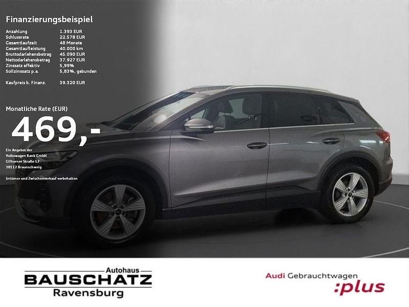 Grau Gebraucht 2022 Audi Q4 e-tron Sport SUV | 39.320 € (Etwas zu teuer) - Bild 1/4