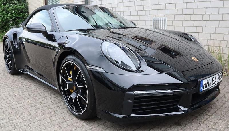 Schwarz Gebraucht 2024 Porsche 911 Turbo S Cabriolet Cabrio | 265.999 € (Superpreis) - Bild 1/4