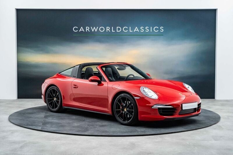 Rot Gebraucht 2015 Porsche 911 Targa 4S Cabrio | 114.991 € (Etwas zu teuer) - Bild 1/4