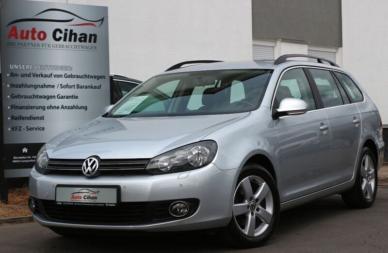 Silber Gebraucht 2013 VW Golf VI Comfortline Kombi | 5.390 € (Guter Preis) - Bild 1/4