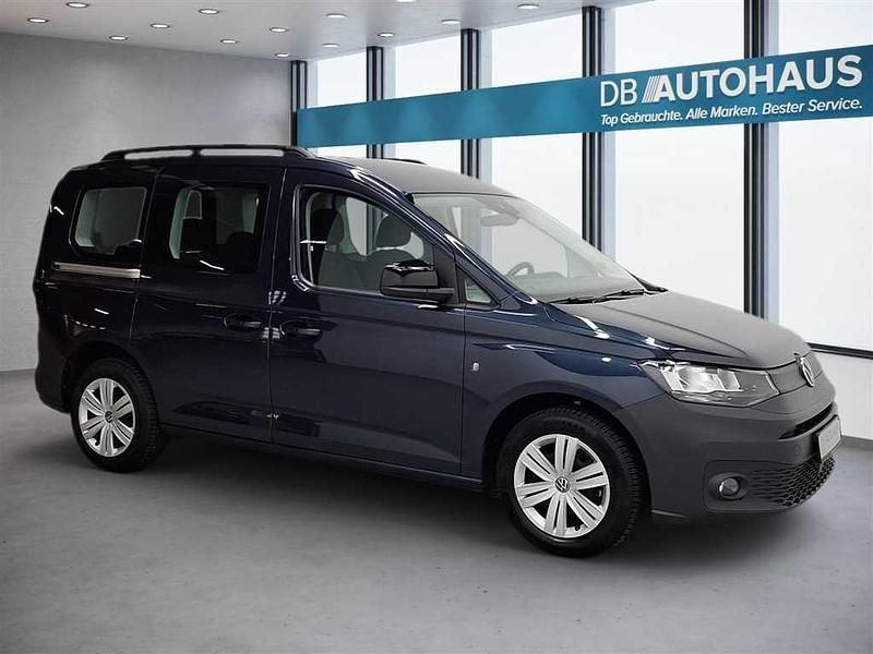 Gebraucht VW Caddy 122 PS (89 kW) 2022 Starlight blue metallic Van / Kleinbus