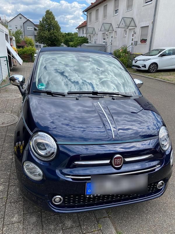 Blau Gebraucht 2017 Fiat 500C Riva Cabrio | 14.500 € - Bild 1/4