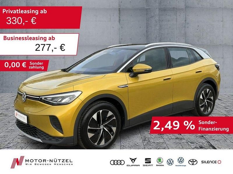 Honey yellow metallic Gebraucht 2021 VW ID.4 Pro Performance SUV | 24.930 € (Fairer Preis) - Bild 1/4