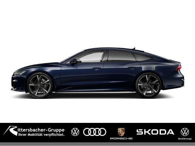 Blau Neu 2025 Audi A7 Sportback Sport Kleinwagen | 87.800 € (Teuer) - Bild 1/4