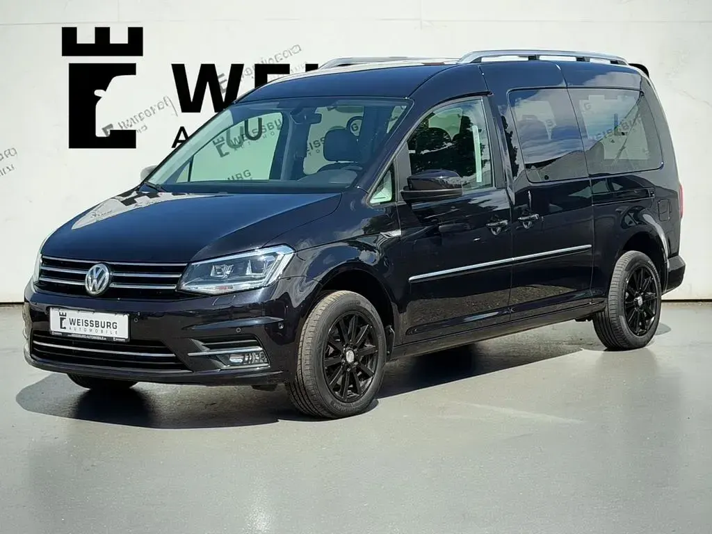 Gebraucht VW Caddy Maxi Highline 150 PS (110 kW) 2016 Schwarz Van / Kleinbus