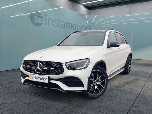 Weiß Gebraucht 2021 Mercedes GLC400d AMG line SUV | 71.200 € - Bild 1/2